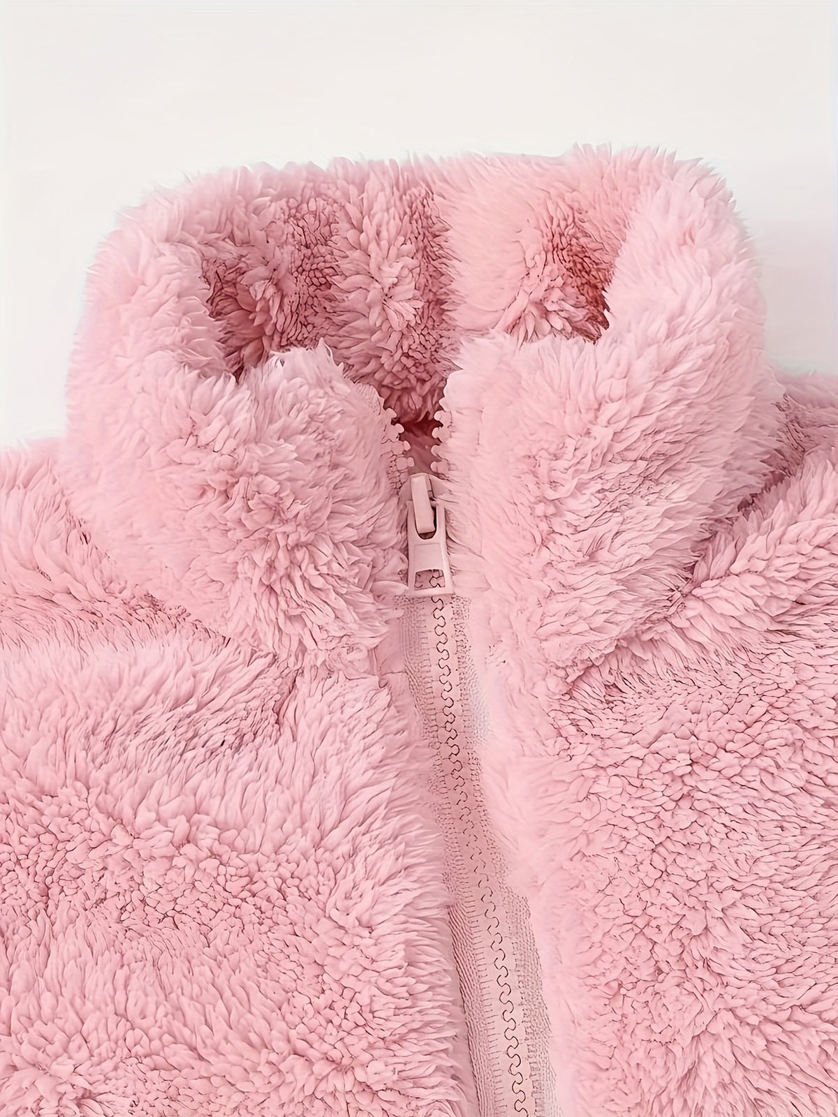 Haut Peluche Zippé