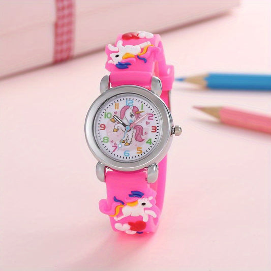 Montre licorne colorée
