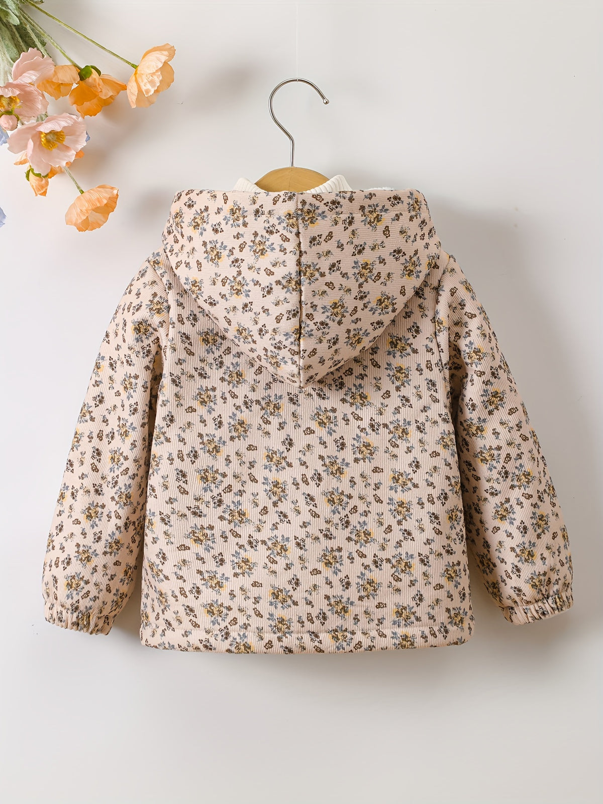 Veste Capuche Fleurie