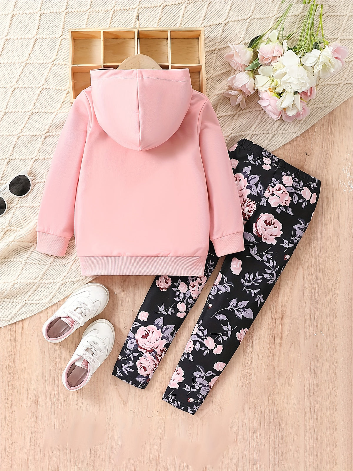 Ensemble capuche legging fille