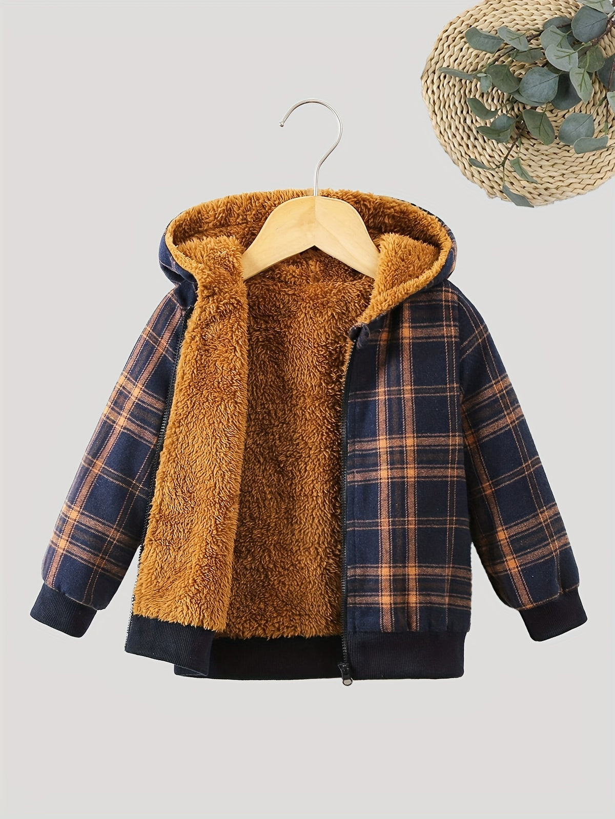 Veste Carreaux Polaire