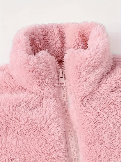 Haut Peluche Zippé