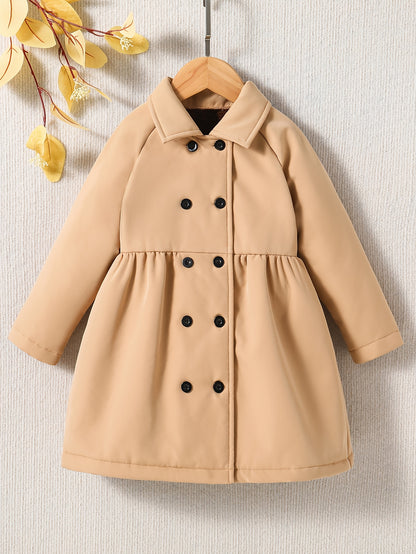 Manteau velours fille