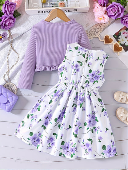 Ensemble cardigan robe
