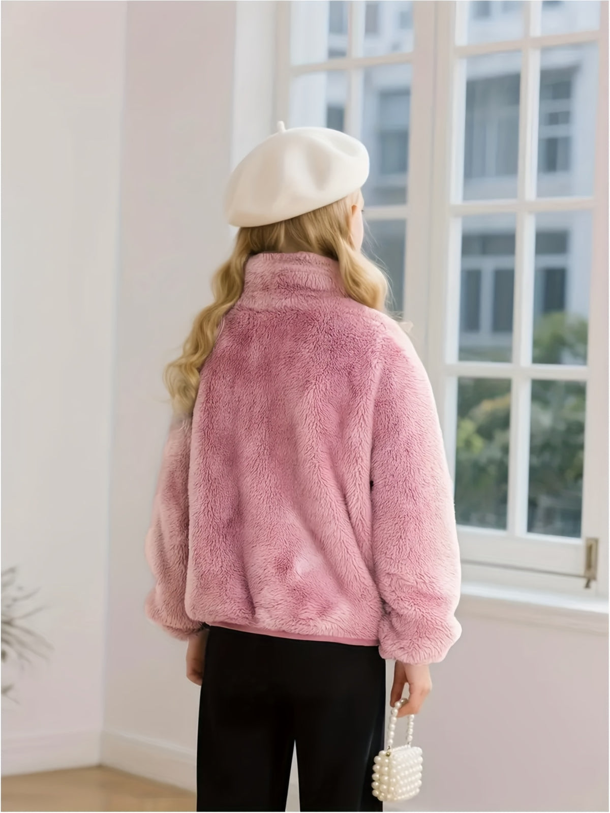 Haut Peluche Zippé