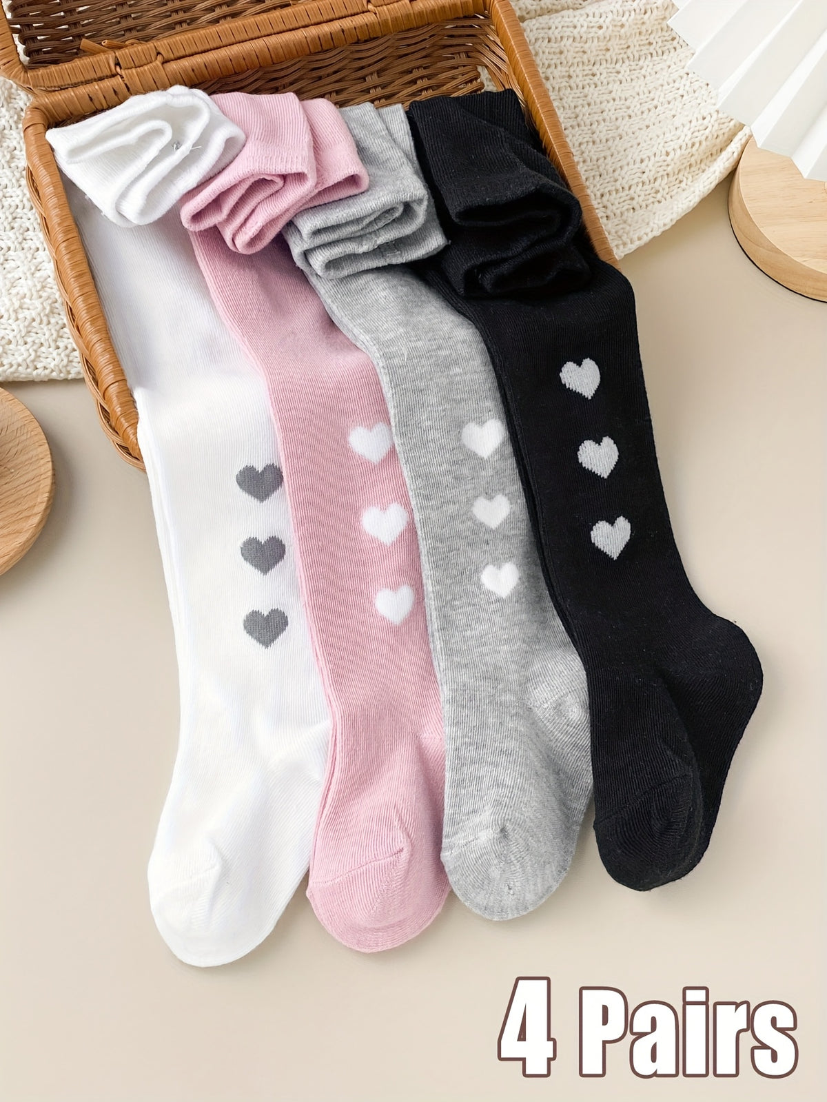 Lot 4 collants fille
