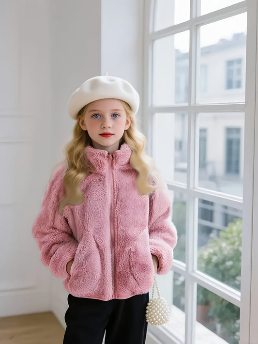 Haut Peluche Zippé