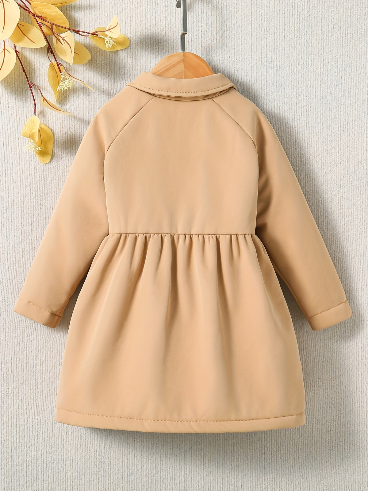 Manteau velours fille